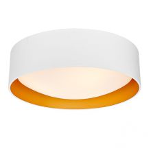 Vero L plafon 3x60W E27 230V biały + złote wnętrze